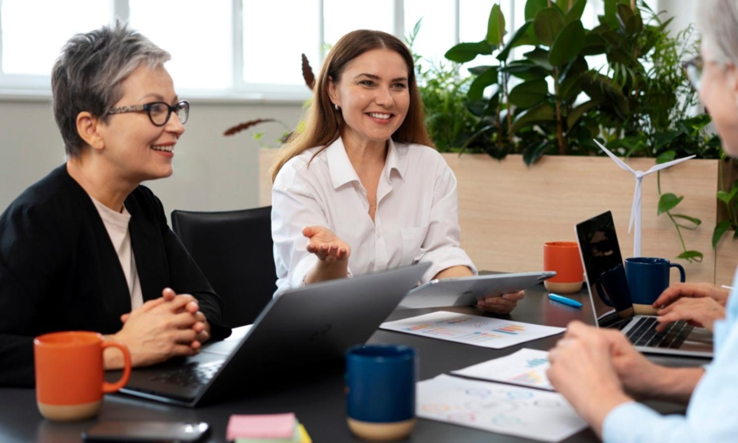 Professional budget planning session with financial analysis and forecasting